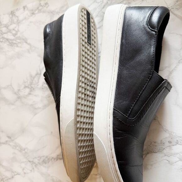 Kenneth Cole leather pointed sneakers slip on - Picture 6 of 8